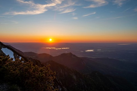 Setting sun