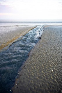 Sunrise in the Wadden Sea