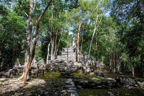 The archeological Maya site Coba