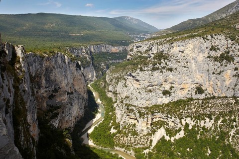 View of the Verdon Gorge