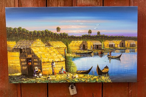 Marshland painting