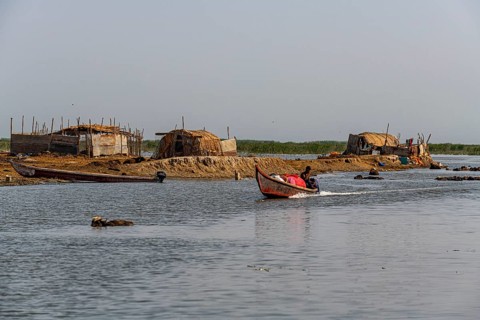 Reed house of Marsh Arabs