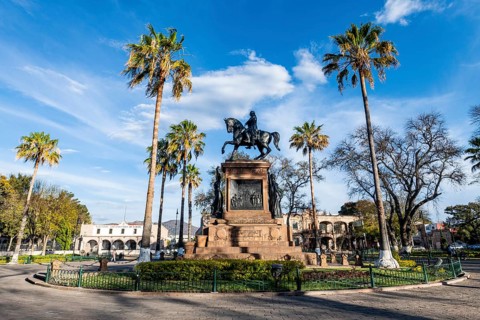Morelos square with Morelos monument