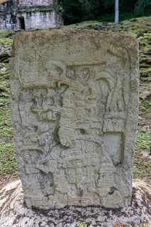Archeological Maya site Yaxchilan in the jungle of Chiapas