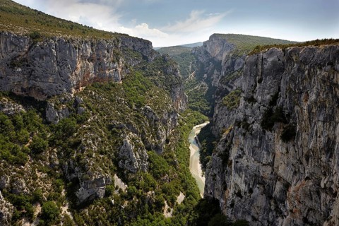 View of the Verdon Gorge