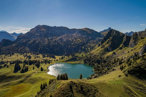 Seebergsee with Girehore and Roetihore