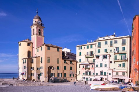 The church in Camogli