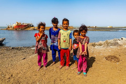 Marsh arab children