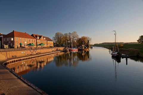 Historic Old Harbour with its warehouses and packing houses