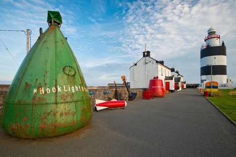 Large buoy at Hook Head Lighthouse