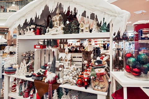 Christmas articles in department stores'