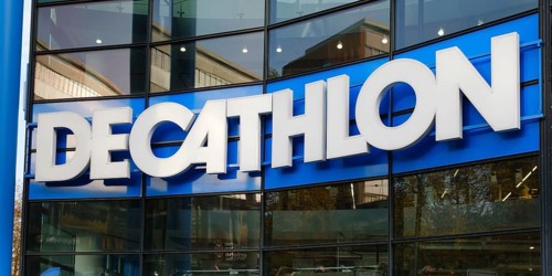 Decathlon sign and logo