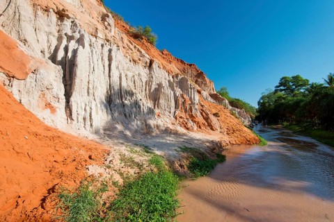 Red Canyon and Fairytale River near Mui Ne