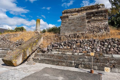 Mitla archeological site from the Zapotec culture