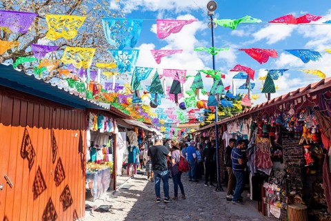 Souvenir stalls