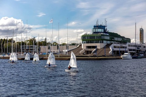 Boats in Pirita harbour