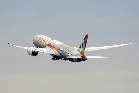 Passenger Aircraft Etihad Airways Boeing 787-9 Dreamliner