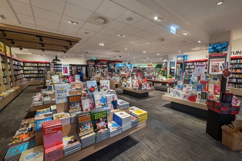 Bookshop in the Forum Allgaeu shopping centre built 2001-2003