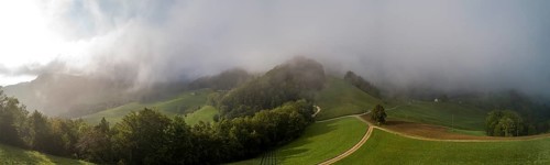 High fog over first Jura chain