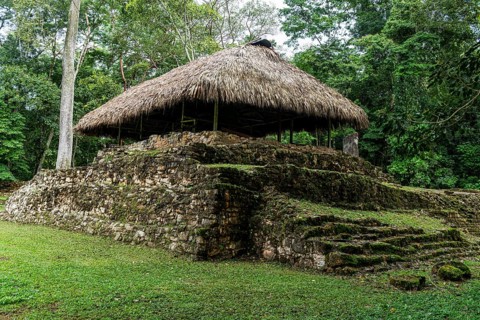 Ancient Maya archaeological site Bonampak