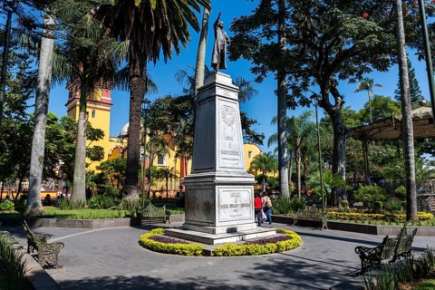 Zocalo or town square of Orizaba
