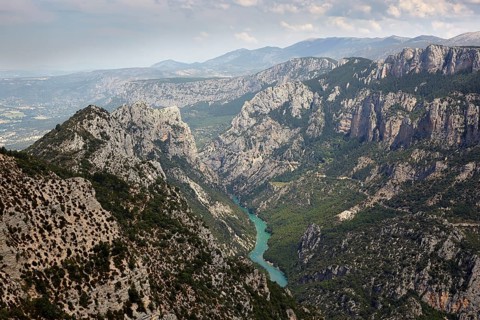 View of the Verdon Gorge