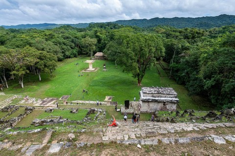 Ancient Maya archaeological site Bonampak