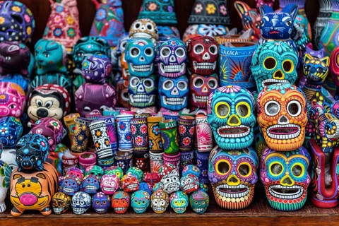 Masks as souvenirs for sale
