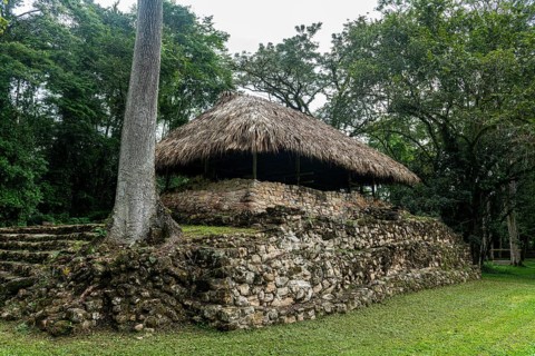 Ancient Maya archaeological site Bonampak