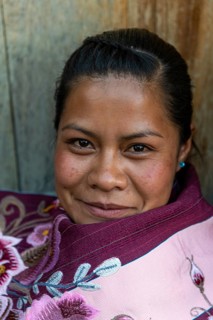 Portrait of a Tzotzil marketwoman