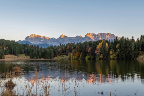 Geroldsee at sunset