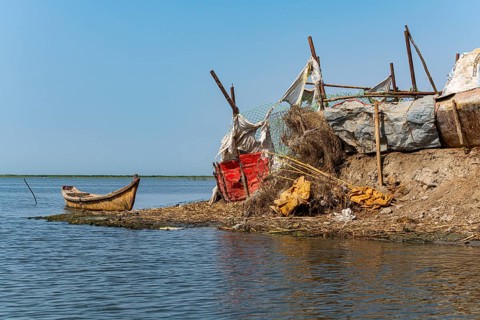 Reed house of Marsh Arabs