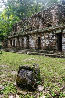 Archeological Maya site Yaxchilan in the jungle of Chiapas