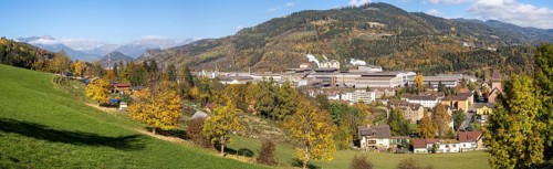 Voestalpine steelworks in the Donawitz district