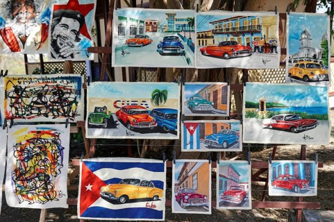 Fabric paintings