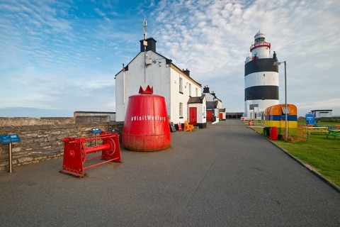 Large buoy at Hook Head Lighthouse