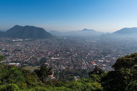 Overlook from the cerro Borrego over Orizaba