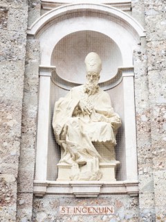 Stone sculpture of St. Ingenius