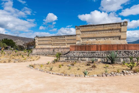 Mitla archeological site from the Zapotec culture