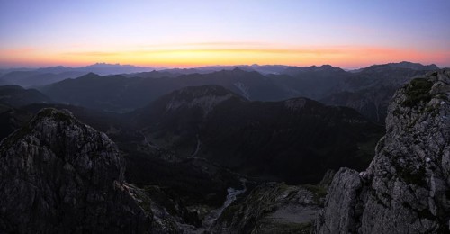 Mountains at dawn