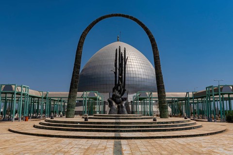 Martyrs Monument in Chabaish in the Mesopotamian Marshes