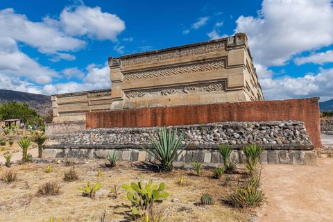 Mitla archeological site from the Zapotec culture