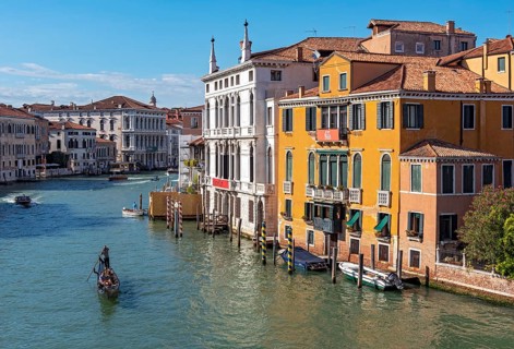 Palazzo Giustinian Lolin and Palazzo Franchetti and Grand Canal