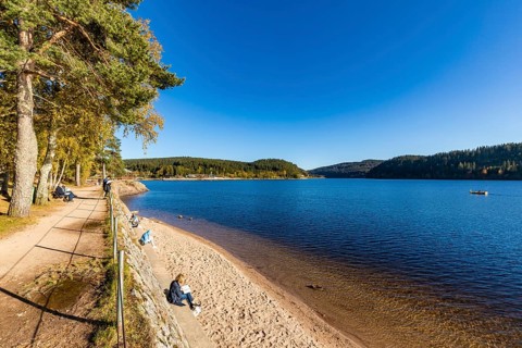 Schluchsee in the Southern Black Forest nature Park