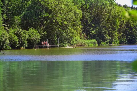 Roggenburg pond path