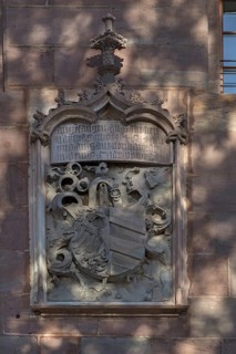 The small Nuremberg city coat of arms from 1494 by the sculptor Adam Kraft
