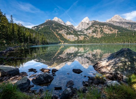 Reflection in Taggart Lake