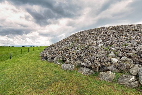 Reconstructed megalithic barrow