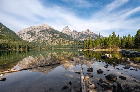 Reflection in Taggart Lake