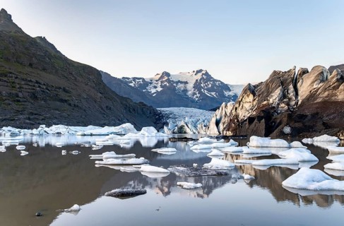 Svinafellsjoekull glacier